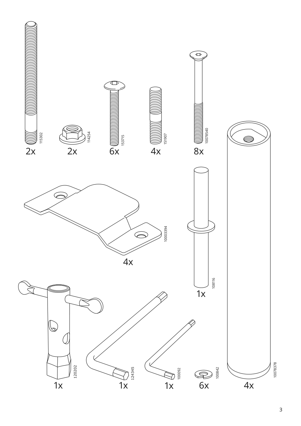 Assembly instructions for IKEA Aepplaryd chaise section djuparp red brown | Page 3 - IKEA ÄPPLARYD sofa with chaise 294.180.69