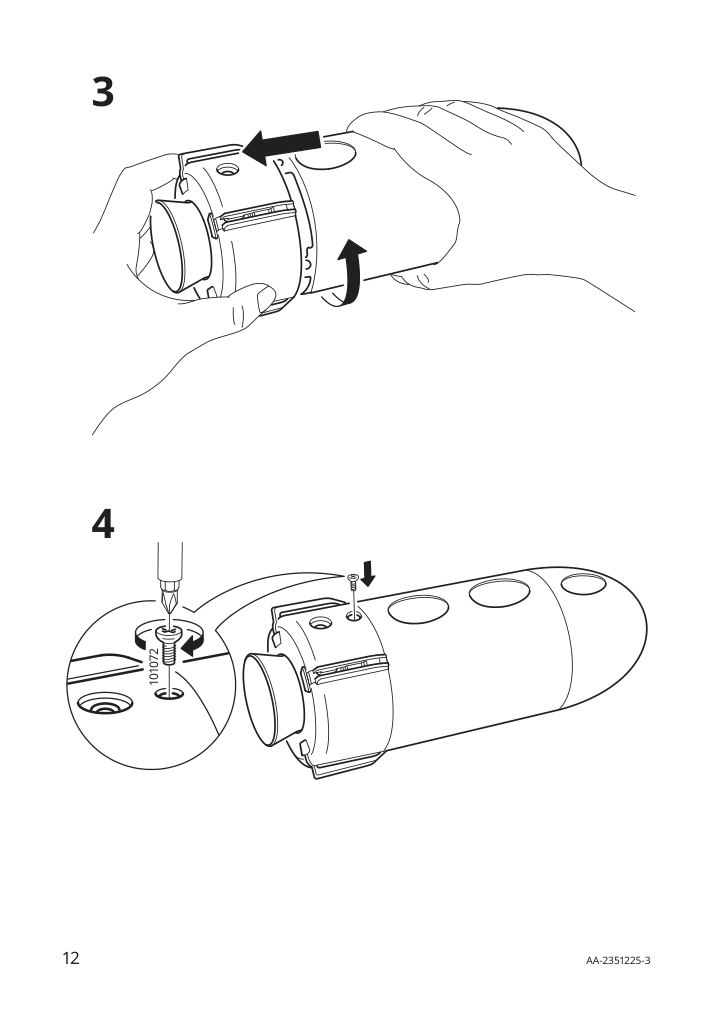 Assembly instructions for IKEA Aftonsparv led table lamp rocket multicolor | Page 12 - IKEA AFTONSPARV LED table lamp 005.552.26