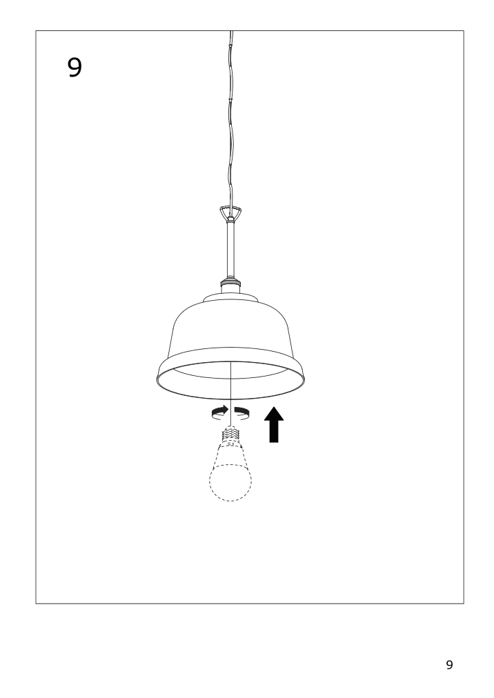 Assembly instructions for IKEA Agaralg pendant lamp glass | Page 9 - IKEA AGARALG pendant lamp 704.902.03