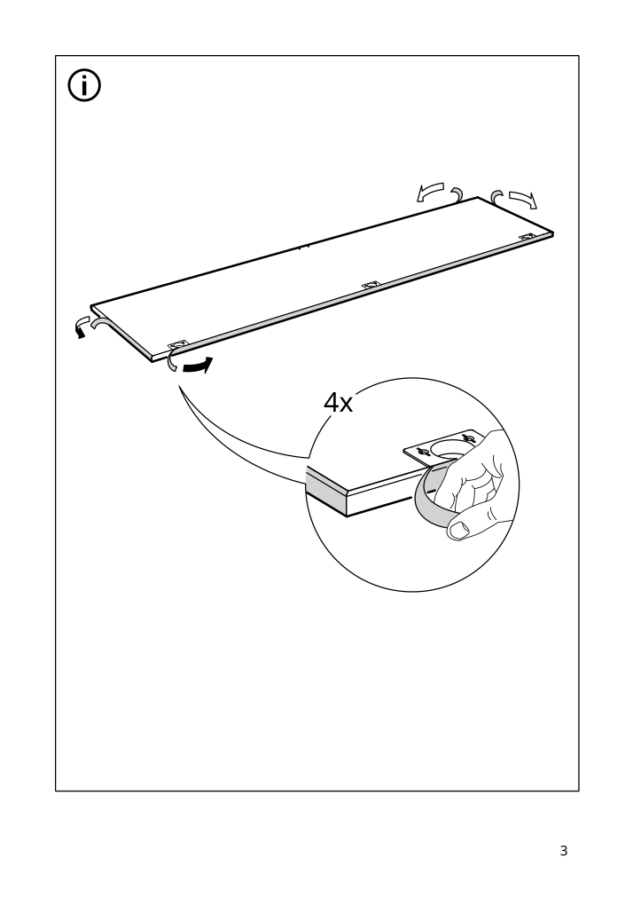 Assembly instructions for IKEA Aheim door mirror glass | Page 3 - IKEA PAX / ÅHEIM wardrobe combination 894.297.48