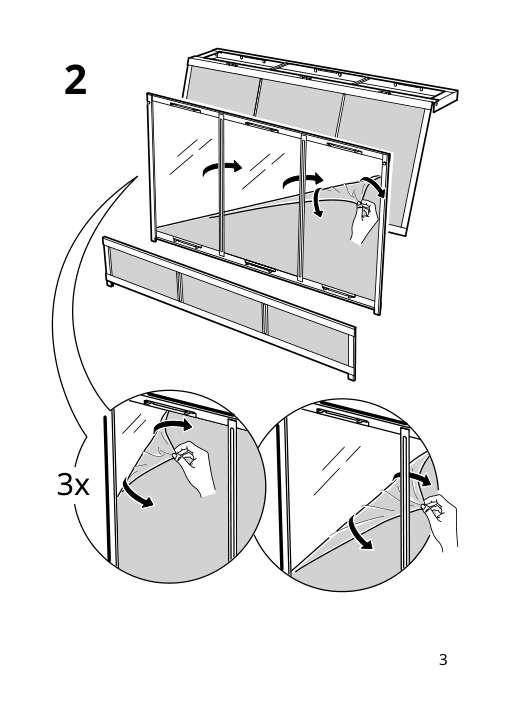 Assembly instructions for IKEA Akerbaer greenhouse indoor outdoor yellow | Page 3 - IKEA ÅKERBÄR greenhouse 105.607.84