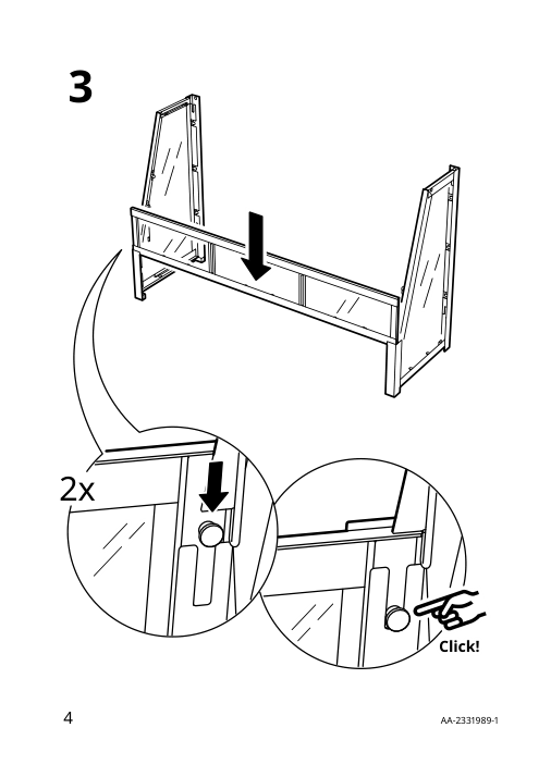 Assembly instructions for IKEA Akerbaer greenhouse indoor outdoor yellow | Page 4 - IKEA ÅKERBÄR greenhouse 105.607.84