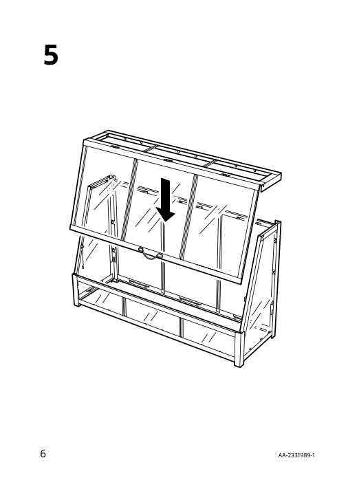 Assembly instructions for IKEA Akerbaer greenhouse indoor outdoor yellow | Page 6 - IKEA ÅKERBÄR greenhouse 105.607.84