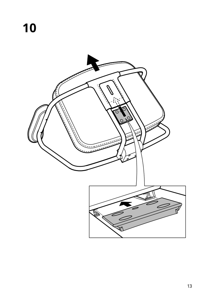 Assembly instructions for IKEA Alefjaell office chair glose black | Page 13 - IKEA ALEFJÄLL office chair 703.674.58