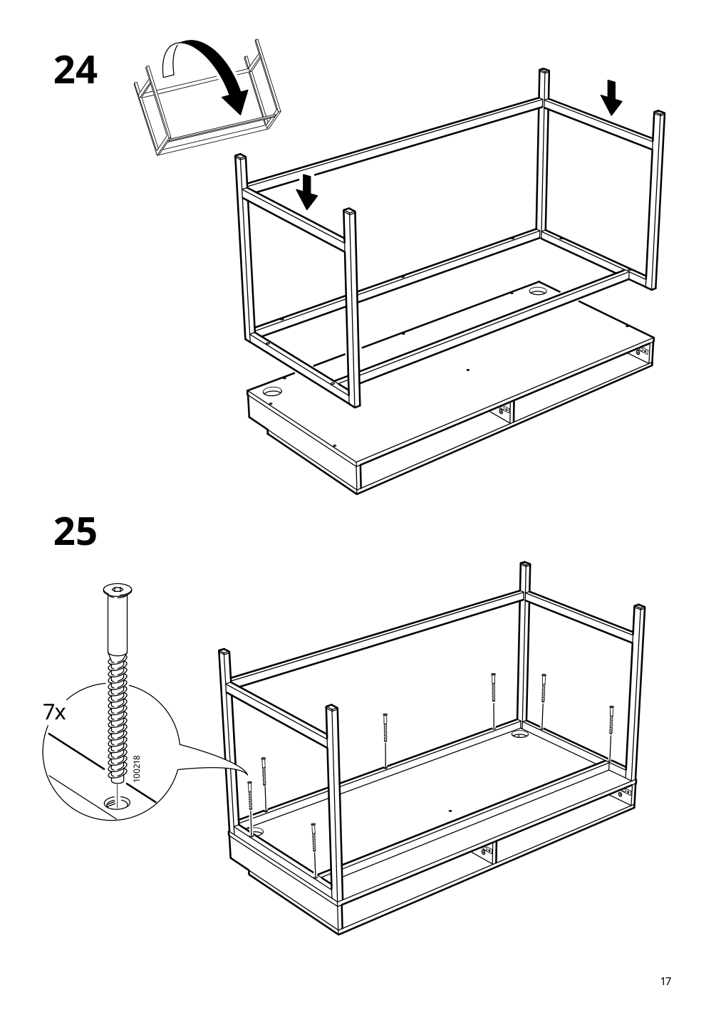 Assembly instructions for IKEA Alex desk gray turquoise | Page 17 - IKEA ALEX desk 204.838.08