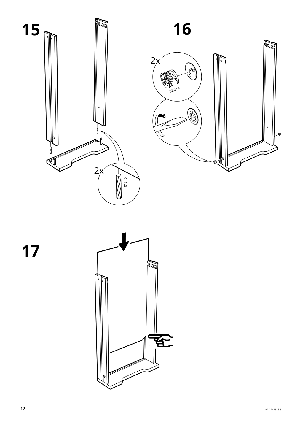 Assembly instructions for IKEA Alex drawer unit with 9 drawers white | Page 12 - IKEA ALEX drawer unit with 9 drawers 904.861.39