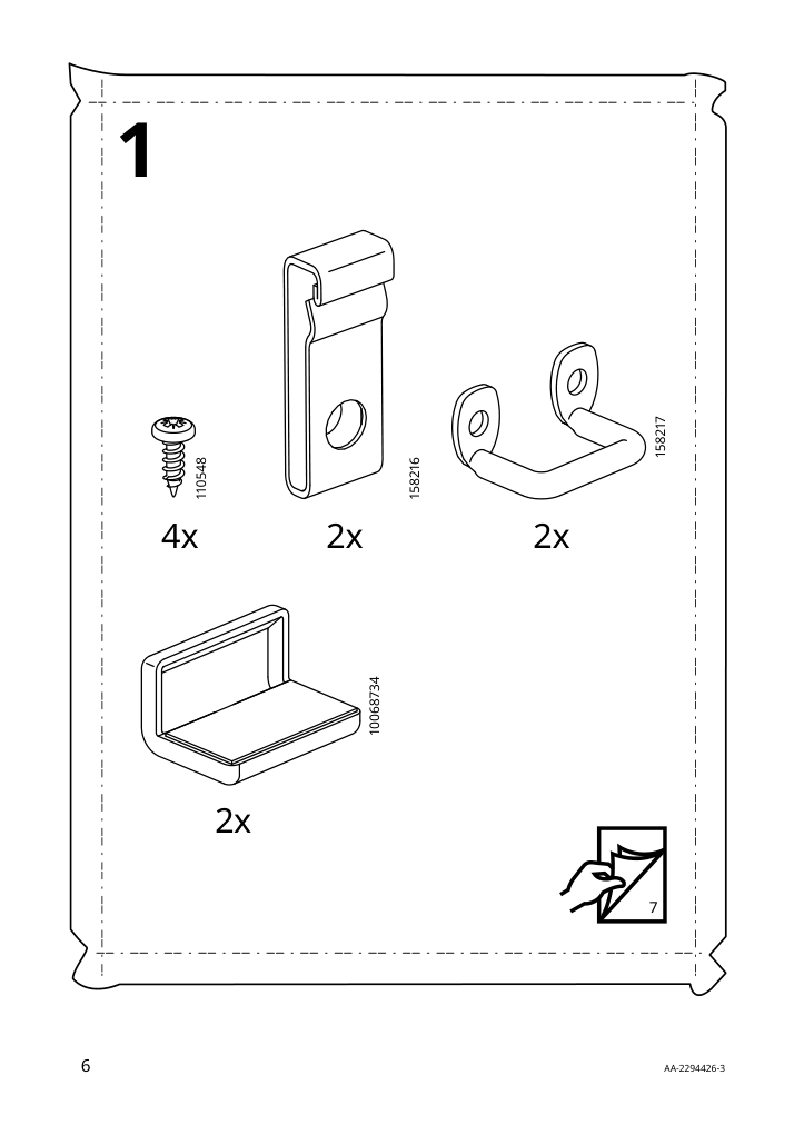 Assembly instructions for IKEA Almaroed mirror black | Page 6 - IKEA ALMARÖD mirror 004.591.35