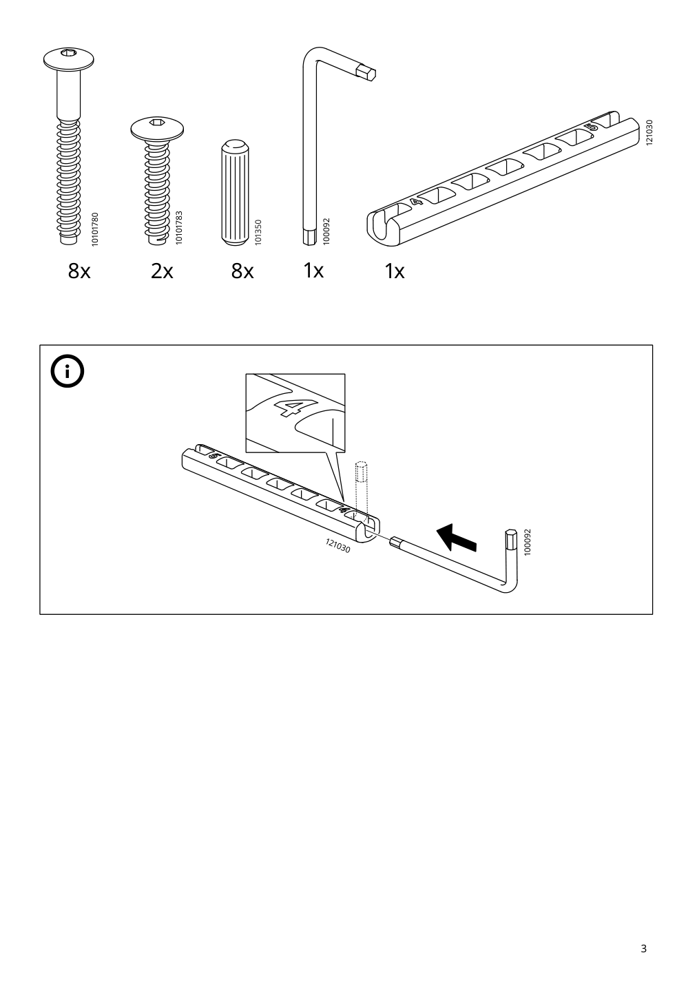 Assembly instructions for IKEA Alpvide plant stand gray | Page 3 - IKEA ALPVIDE plant stand 505.462.63