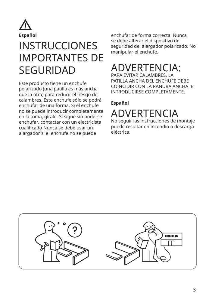 Assembly instructions for IKEA Arstid floor lamp brass white | Page 3 - IKEA ÅRSTID floor lamp 003.213.17