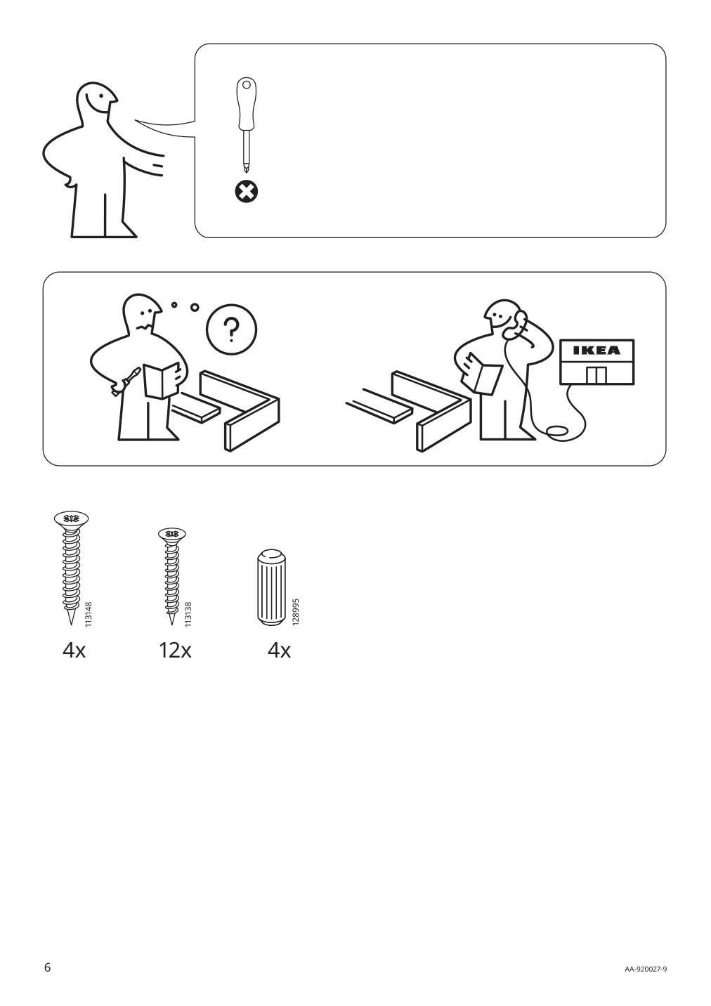 Assembly instructions for IKEA Askholmen plant stand light brown stained | Page 6 - IKEA ASKHOLMEN plant stand 102.586.69