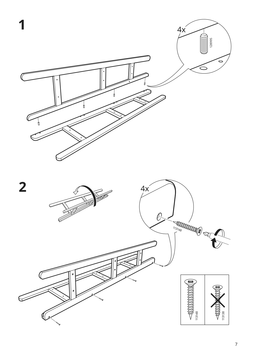 Assembly instructions for IKEA Askholmen plant stand light brown stained | Page 7 - IKEA ASKHOLMEN plant stand 102.586.69