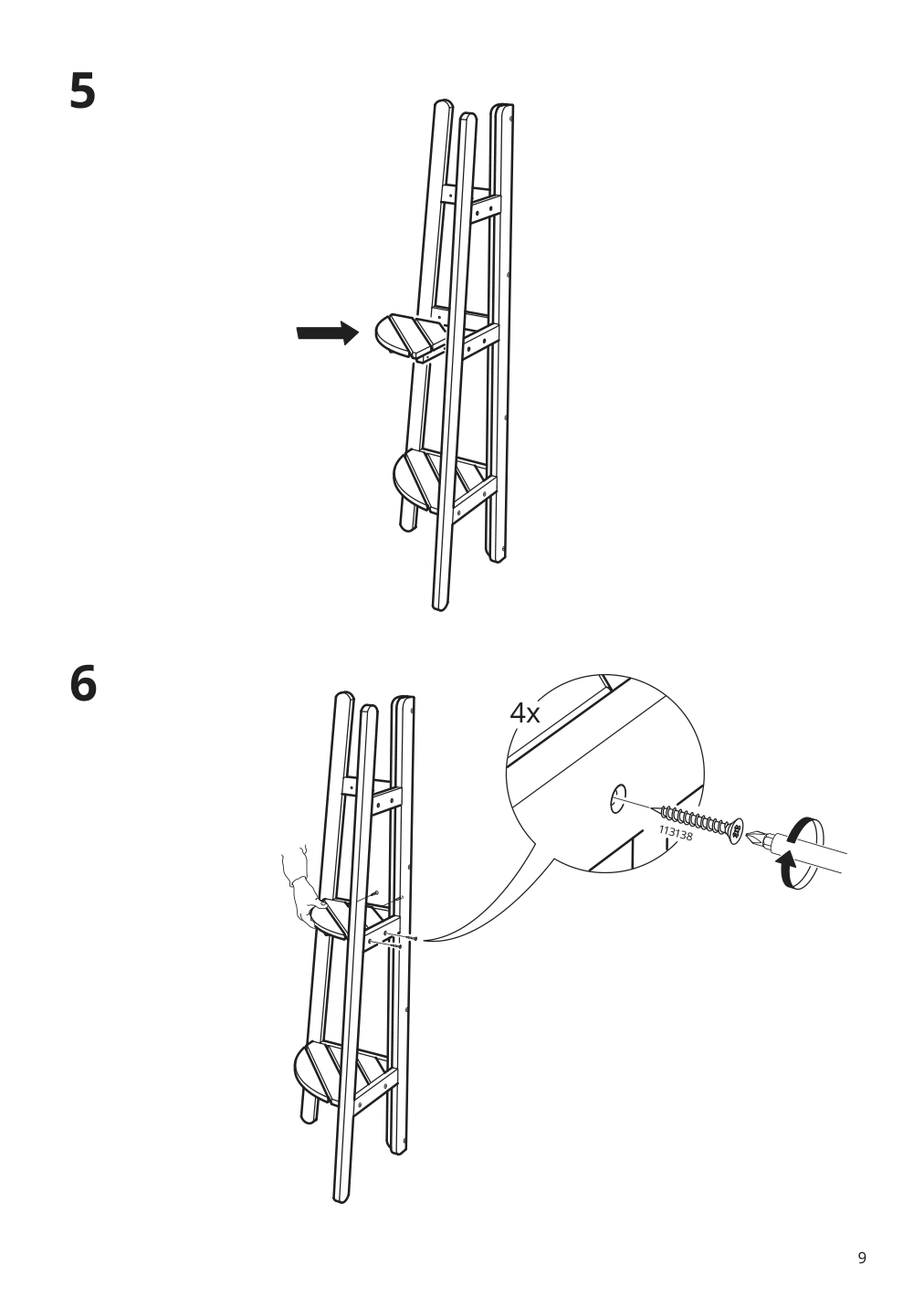 Assembly instructions for IKEA Askholmen plant stand light brown stained | Page 9 - IKEA ASKHOLMEN plant stand 102.586.69