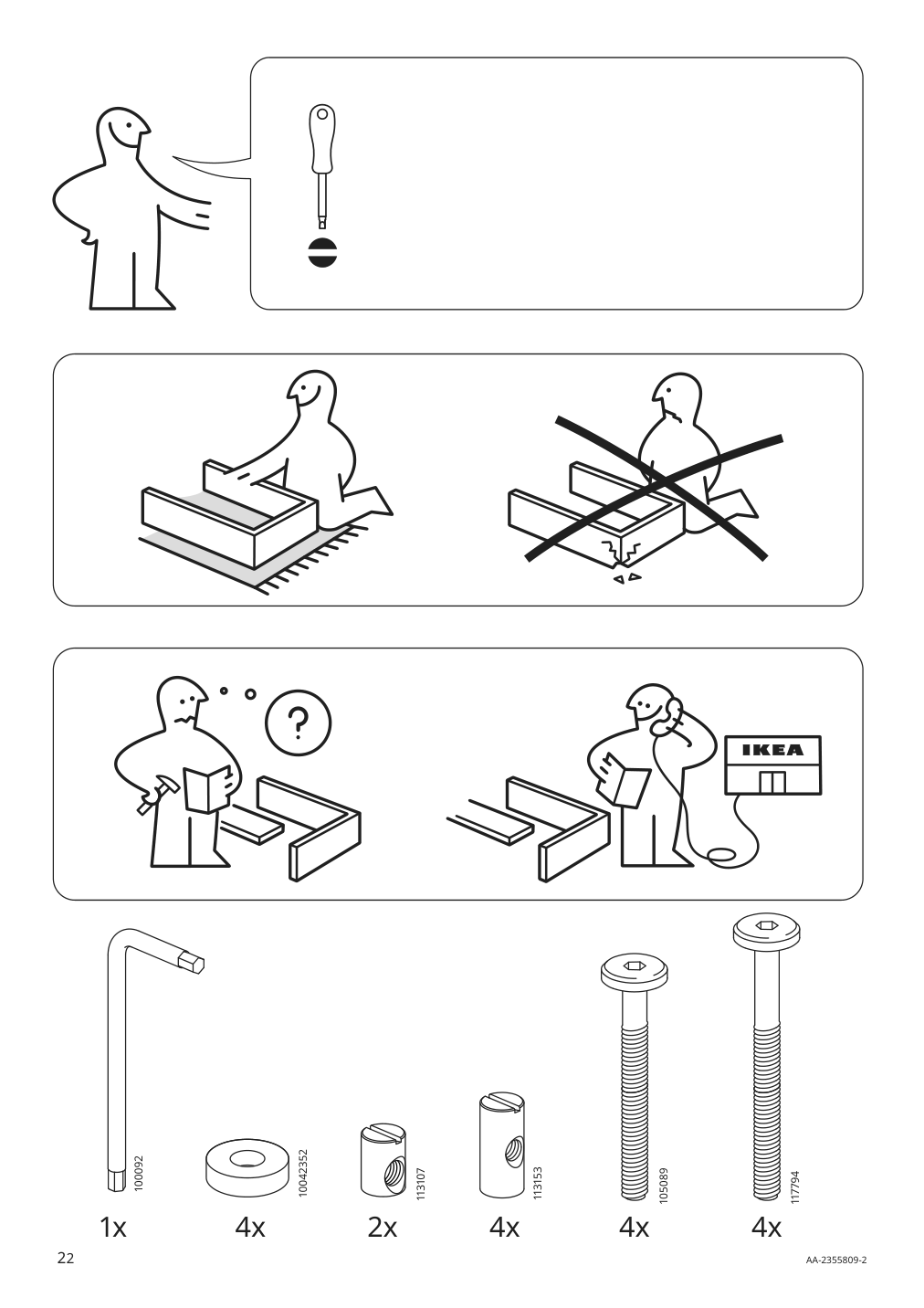 Assembly instructions for IKEA Askholmen table outdoor dark brown | Page 2 - IKEA ASKHOLMEN table and 4 folding chairs, outdoor 795.291.02