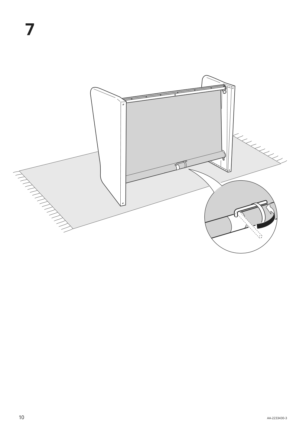 Assembly instructions for IKEA Backsaelen frame 1 5 seat armchair | Page 10 - IKEA BACKSÄLEN 1.5-seat armchair 093.931.97