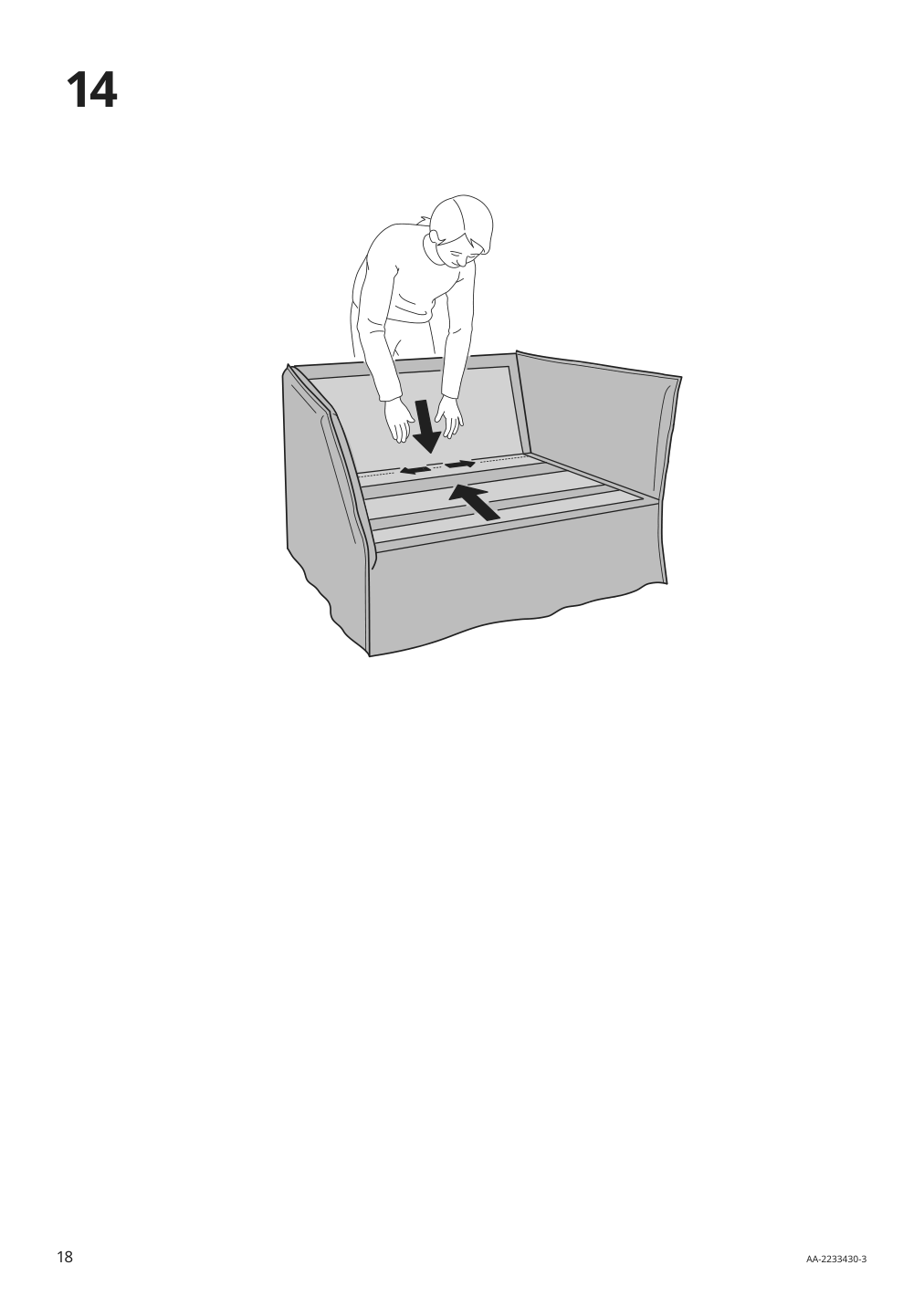 Assembly instructions for IKEA Backsaelen frame 1 5 seat armchair | Page 18 - IKEA BACKSÄLEN 1.5-seat armchair 093.931.97