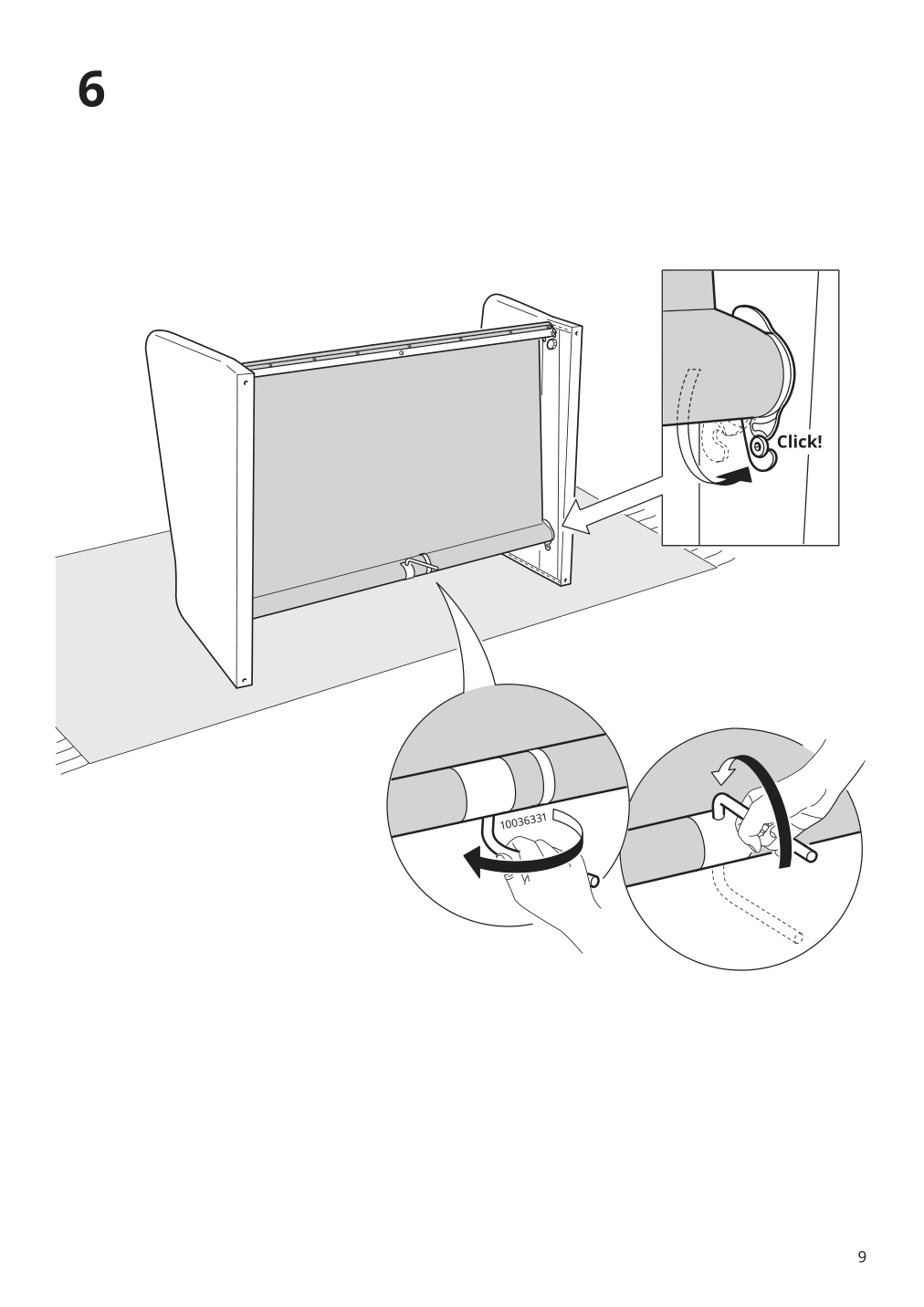 Assembly instructions for IKEA Backsaelen frame 1 5 seat armchair | Page 9 - IKEA BACKSÄLEN 1.5-seat armchair 093.931.97