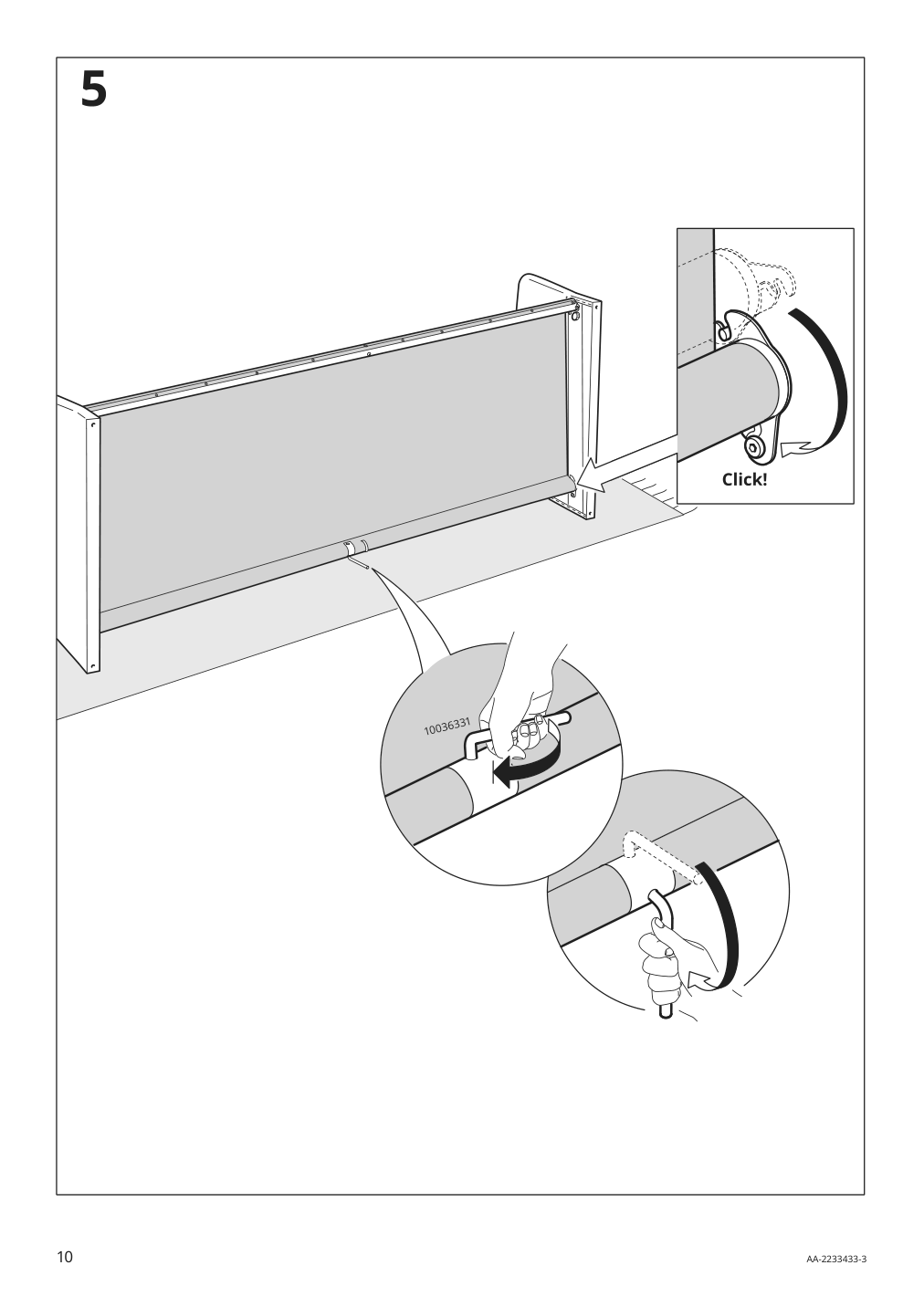 Assembly instructions for IKEA Backsaelen frame 3 seat sofa w chaise | Page 10 - IKEA BACKSÄLEN sofa with chaise 093.931.83