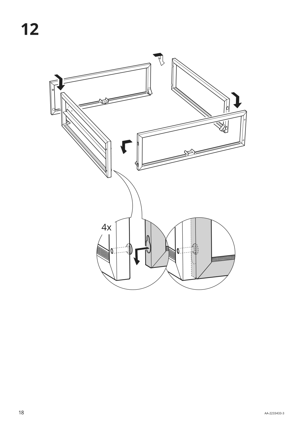 Assembly instructions for IKEA Backsaelen frame 3 seat sofa w chaise | Page 18 - IKEA BACKSÄLEN sofa with chaise 093.931.83