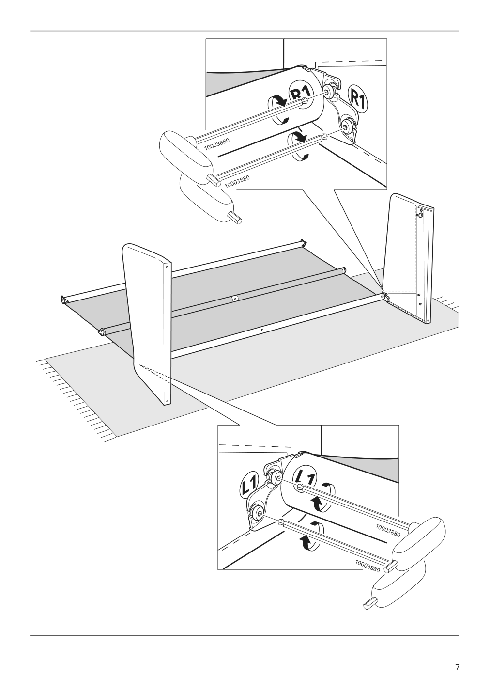 Assembly instructions for IKEA Backsaelen frame 3 seat sofa w chaise | Page 7 - IKEA BACKSÄLEN sofa with chaise 193.931.87