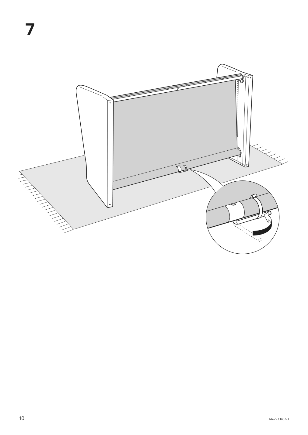 Assembly instructions for IKEA Backsaelen loveseat frame | Page 10 - IKEA BACKSÄLEN loveseat 193.931.68