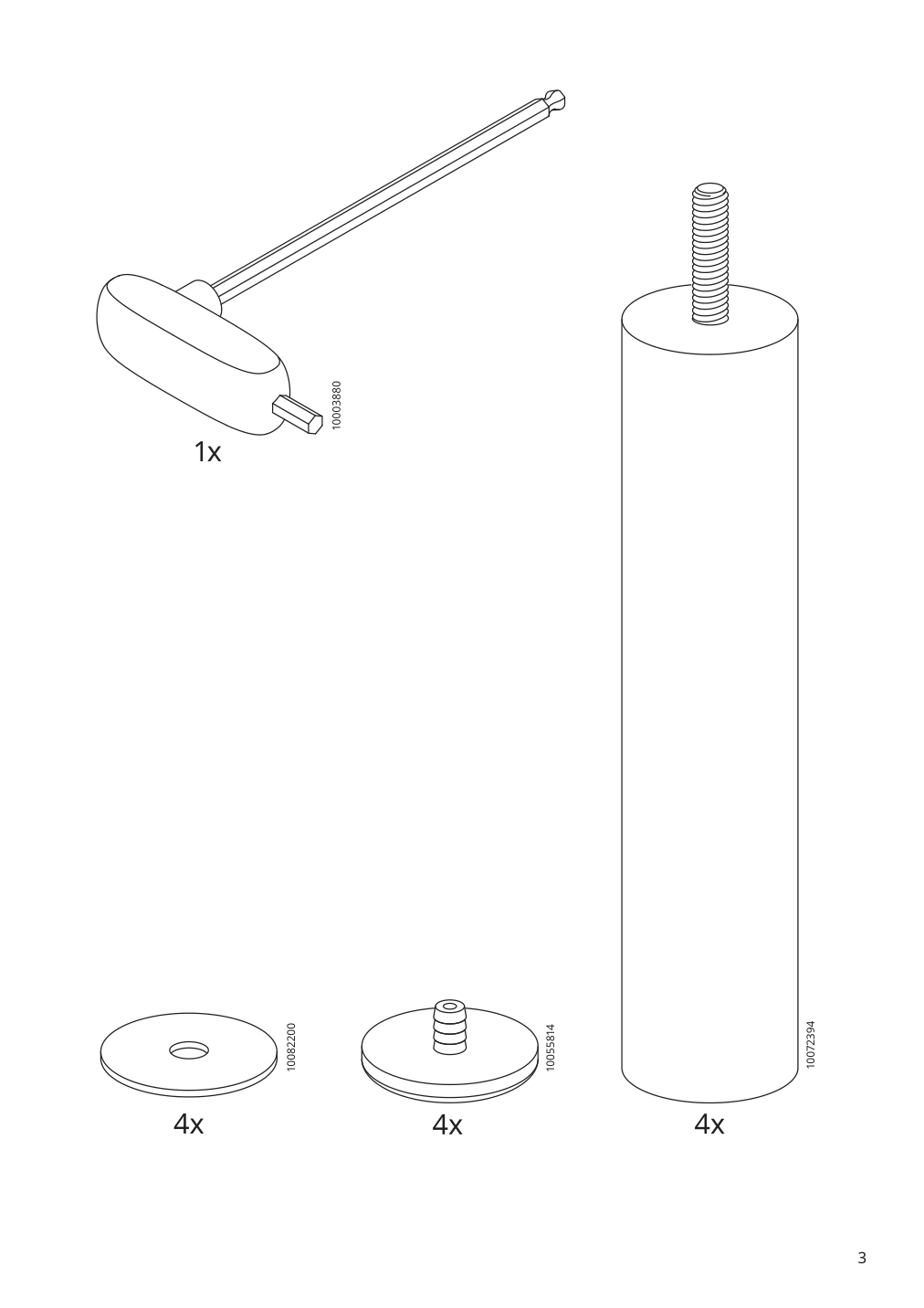 Assembly instructions for IKEA Backsaelen loveseat frame | Page 3 - IKEA BACKSÄLEN loveseat 193.931.68