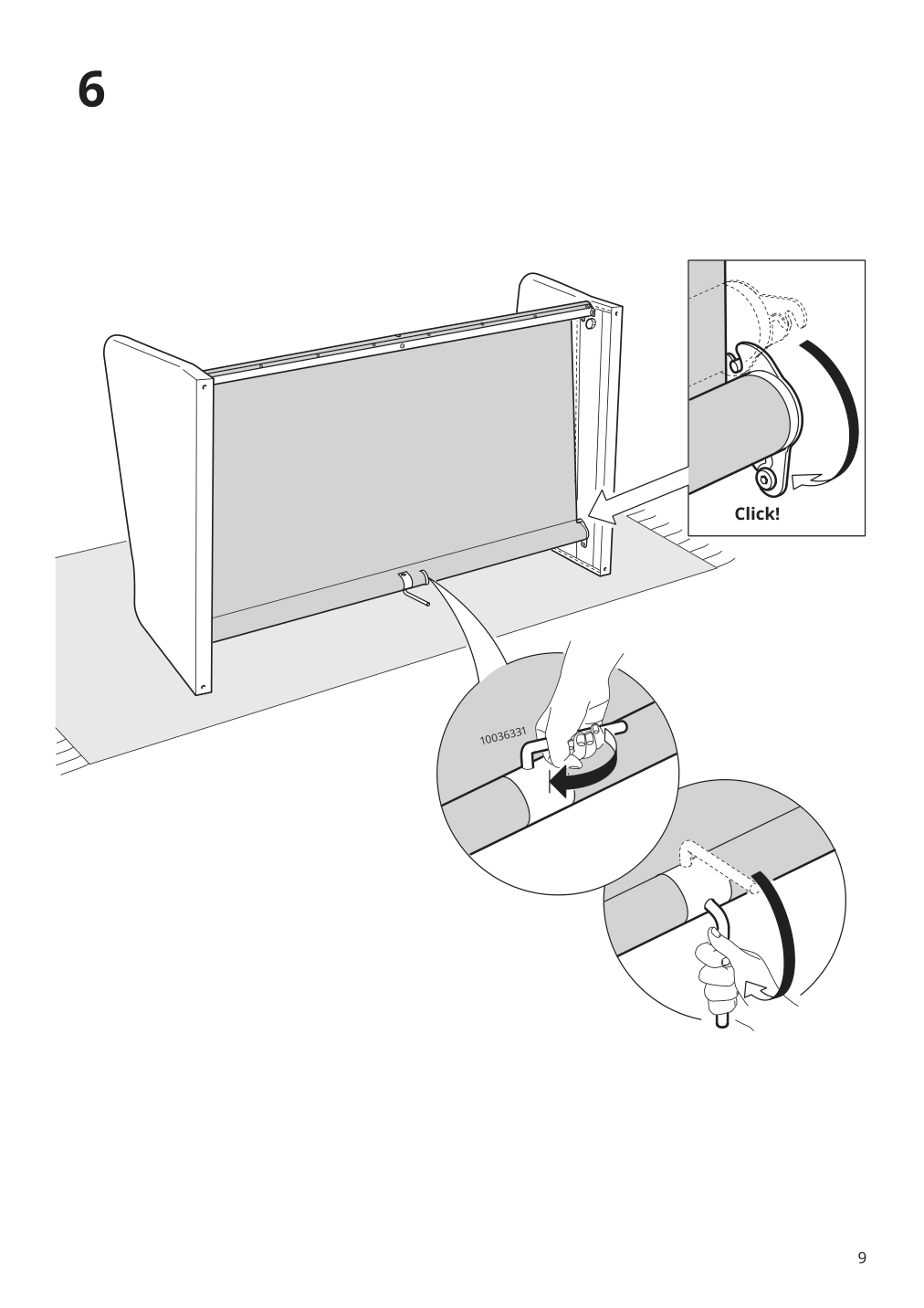 Assembly instructions for IKEA Backsaelen loveseat frame | Page 9 - IKEA BACKSÄLEN loveseat 193.931.68