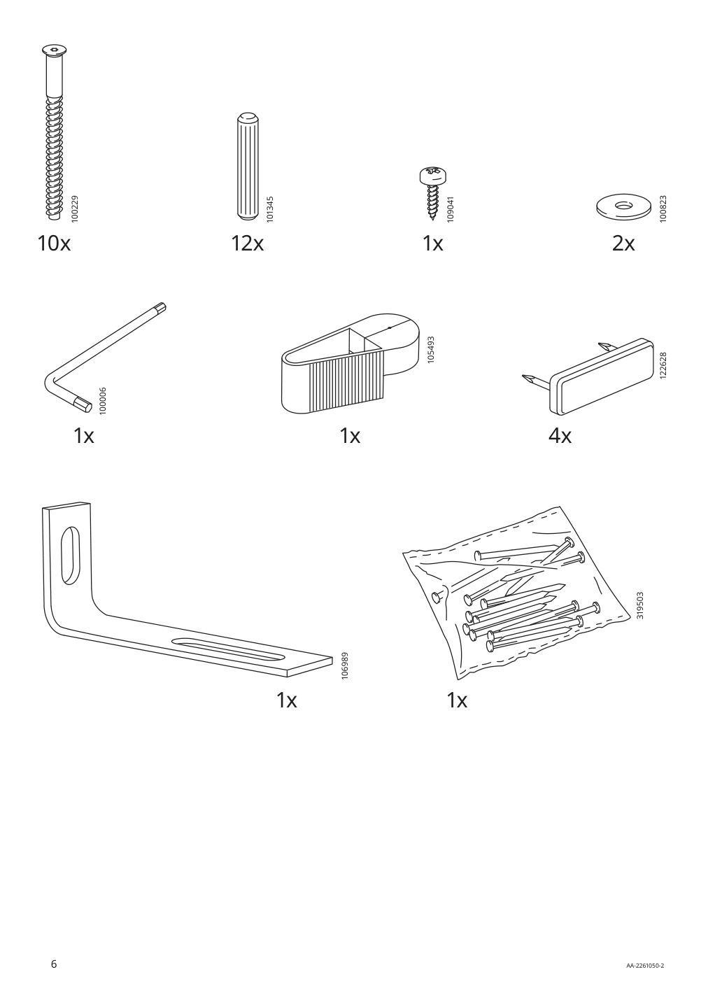 Assembly instructions for IKEA Baggebo bookcase white | Page 6 - IKEA BAGGEBO TV storage combination 694.436.51