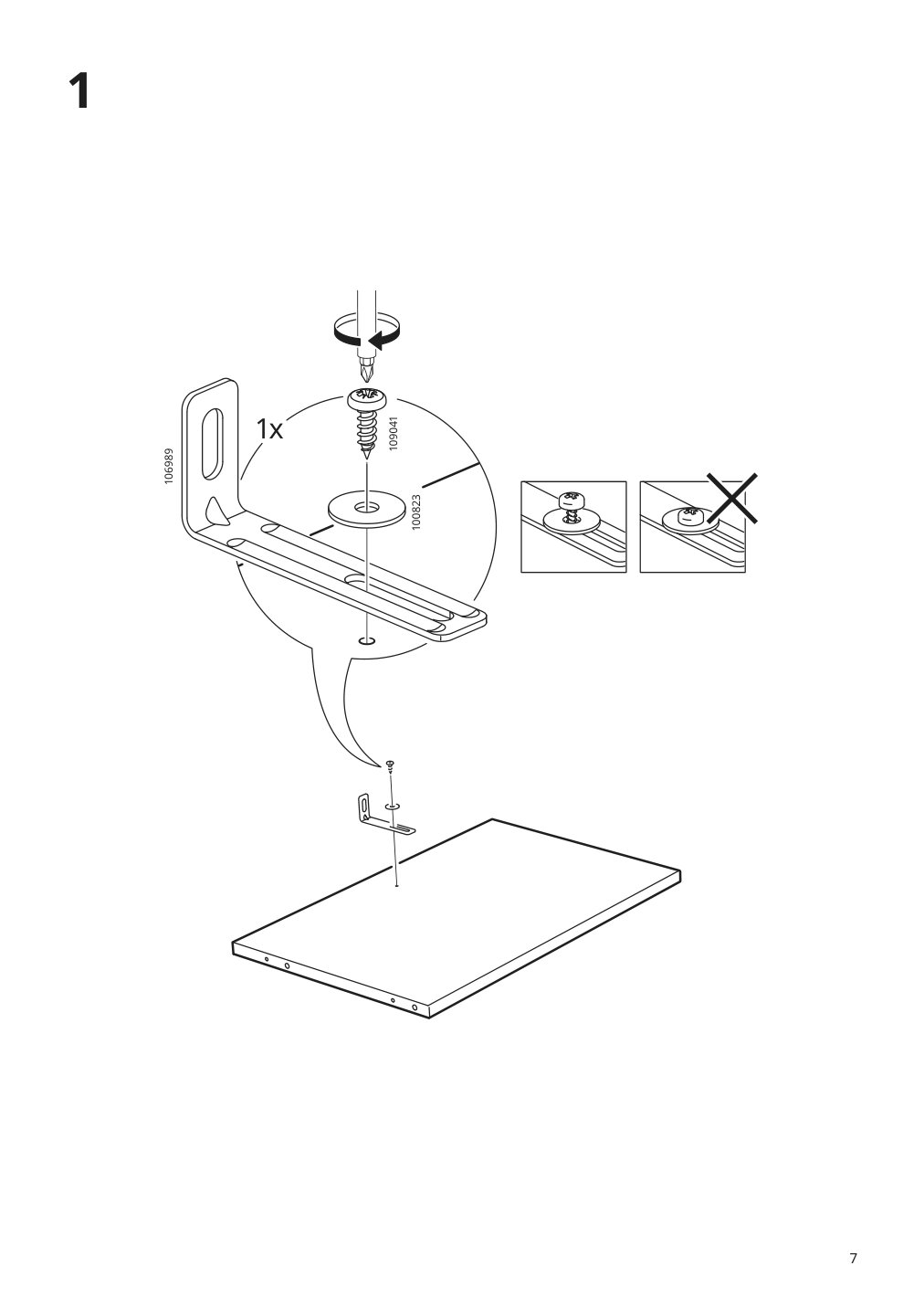 Assembly instructions for IKEA Baggebo bookcase white | Page 7 - IKEA BAGGEBO TV storage combination 694.436.51