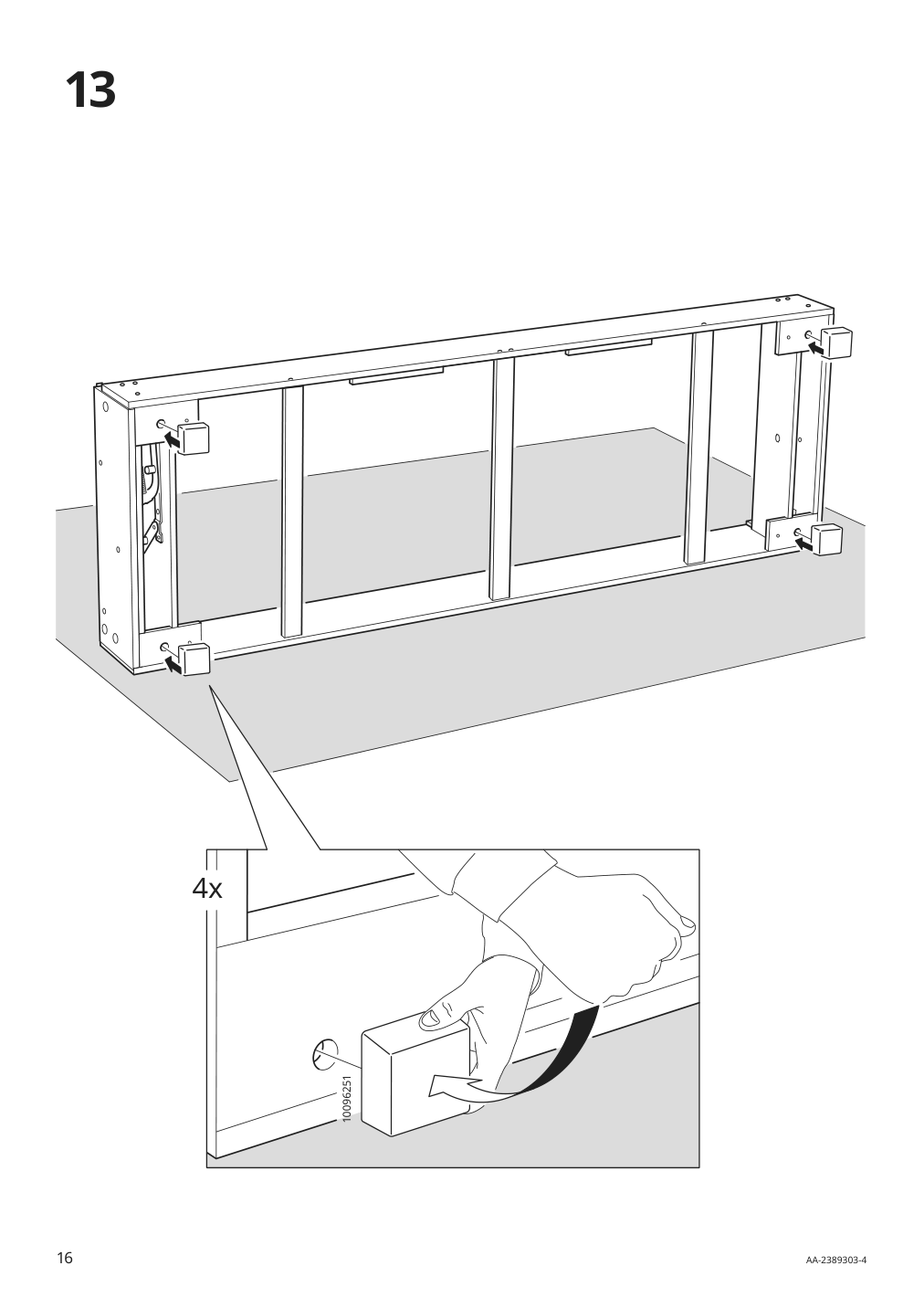 Assembly instructions for IKEA Barsloev sleeper sofa tibbleby beige gray | Page 16 - IKEA BÅRSLÖV sleeper sofa 805.415.89