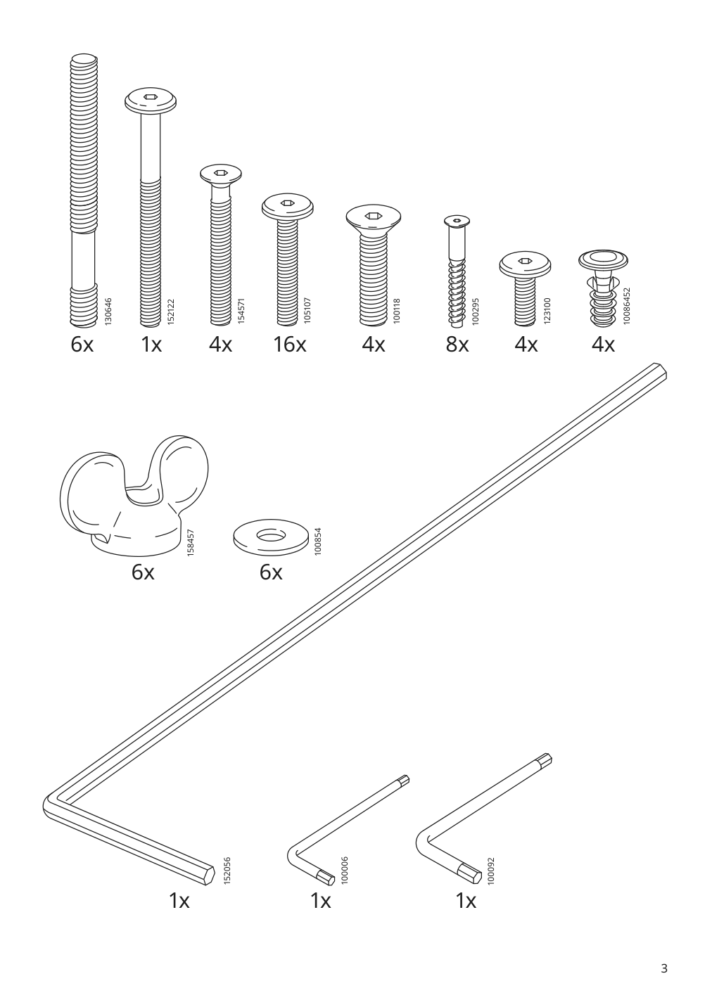 Assembly instructions for IKEA Barsloev sleeper sofa tibbleby beige gray | Page 3 - IKEA BÅRSLÖV sleeper sofa 805.415.89