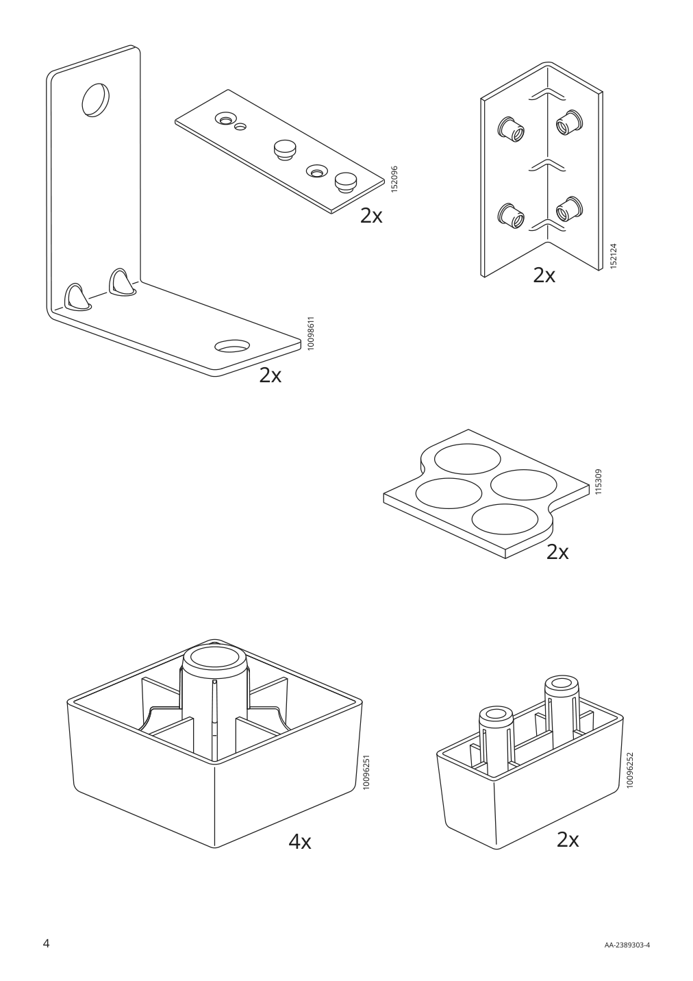 Assembly instructions for IKEA Barsloev sleeper sofa tibbleby beige gray | Page 4 - IKEA BÅRSLÖV sleeper sofa 805.415.89