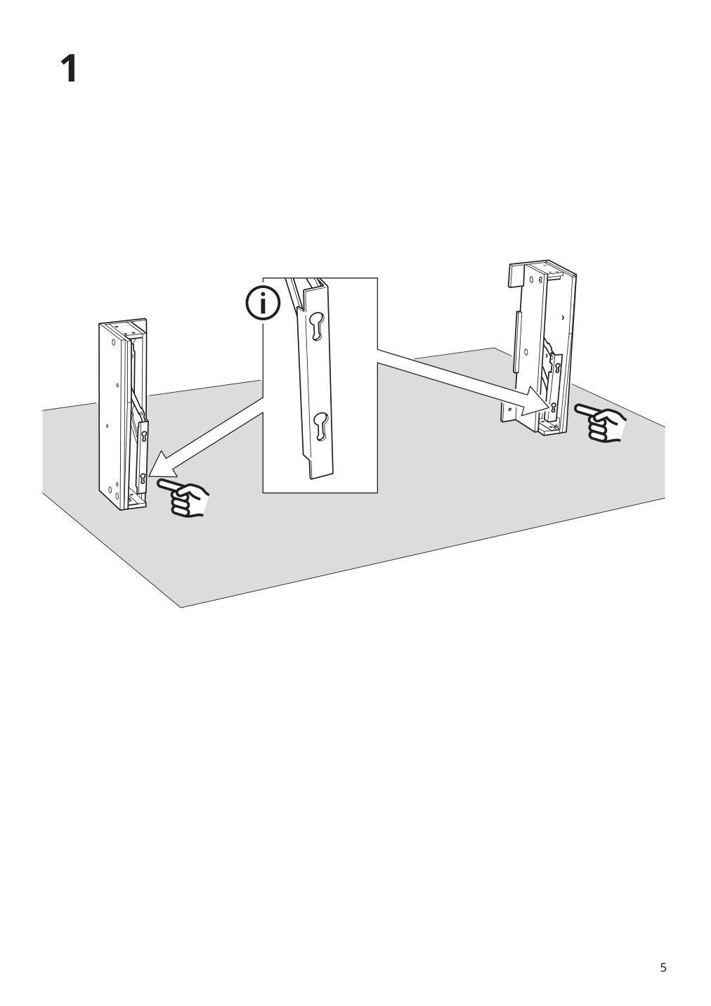 Assembly instructions for IKEA Barsloev sleeper sofa tibbleby beige gray | Page 5 - IKEA BÅRSLÖV sleeper sofa 805.415.89