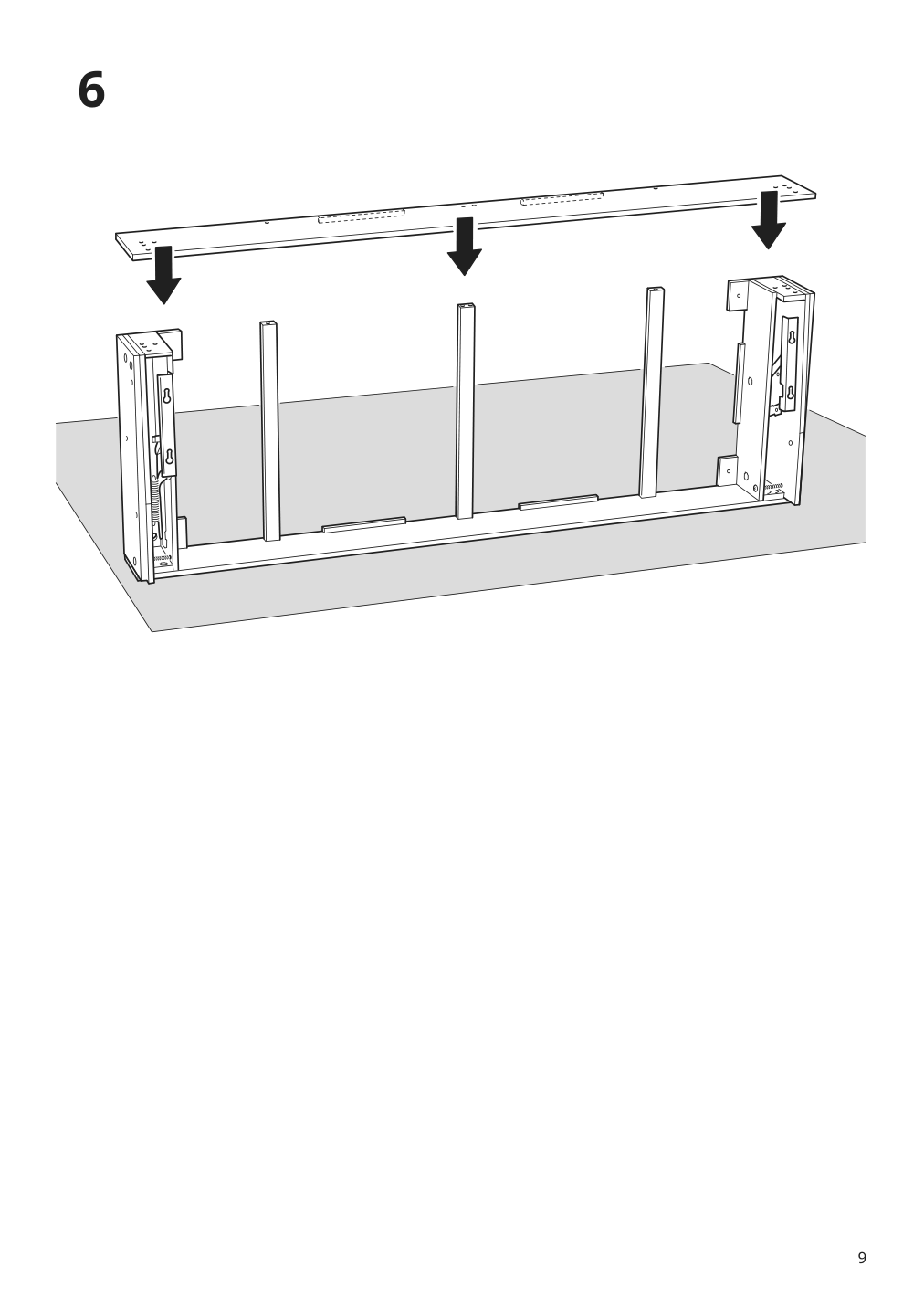 Assembly instructions for IKEA Barsloev sleeper sofa tibbleby beige gray | Page 9 - IKEA BÅRSLÖV sleeper sofa 805.415.89