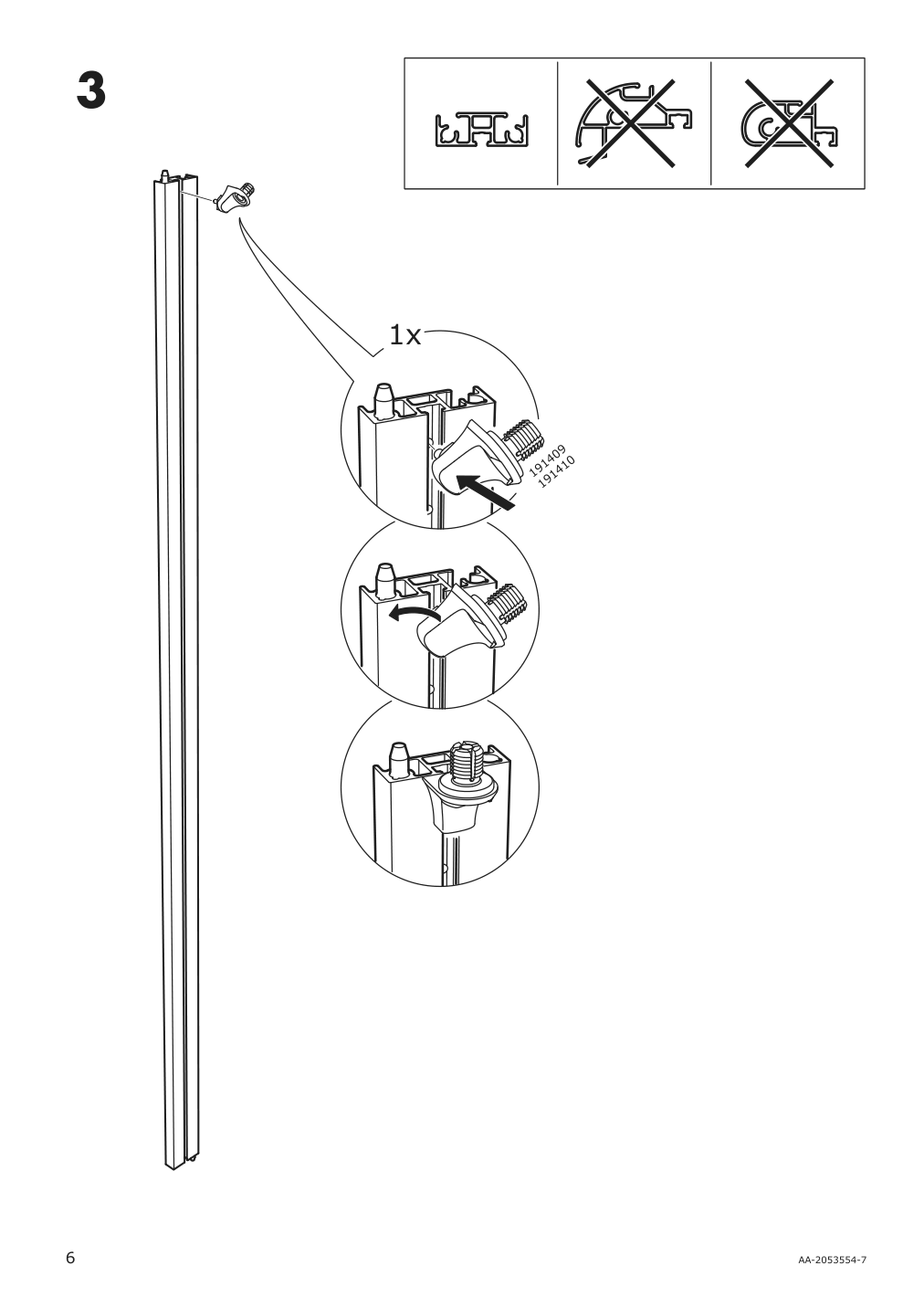 Assembly instructions for IKEA Bekant shelf unit black | Page 6 - IKEA BEKANT shelf unit 103.734.95