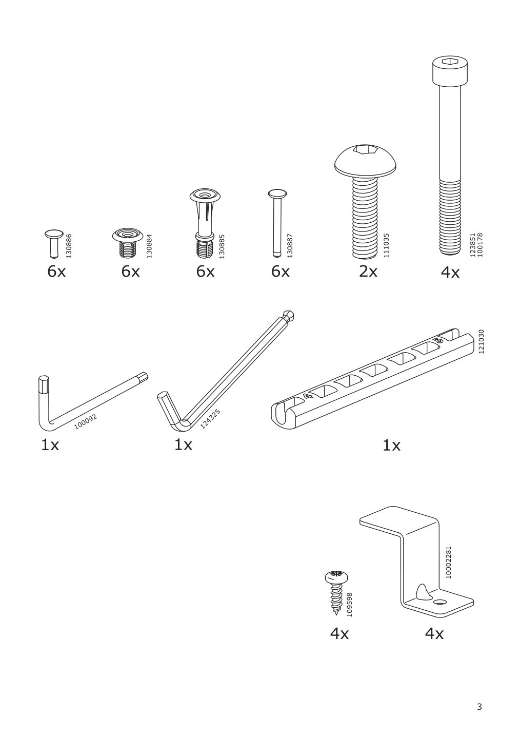 Assembly instructions for IKEA Bekant underframe for table top black | Page 3 - IKEA BEKANT desk 692.825.92