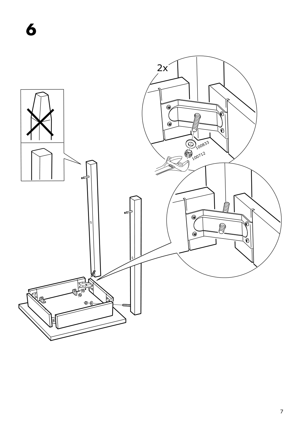 Assembly instructions for IKEA Bekvaem kitchen cart birch | Page 7 - IKEA BEKVÄM kitchen cart 302.403.48