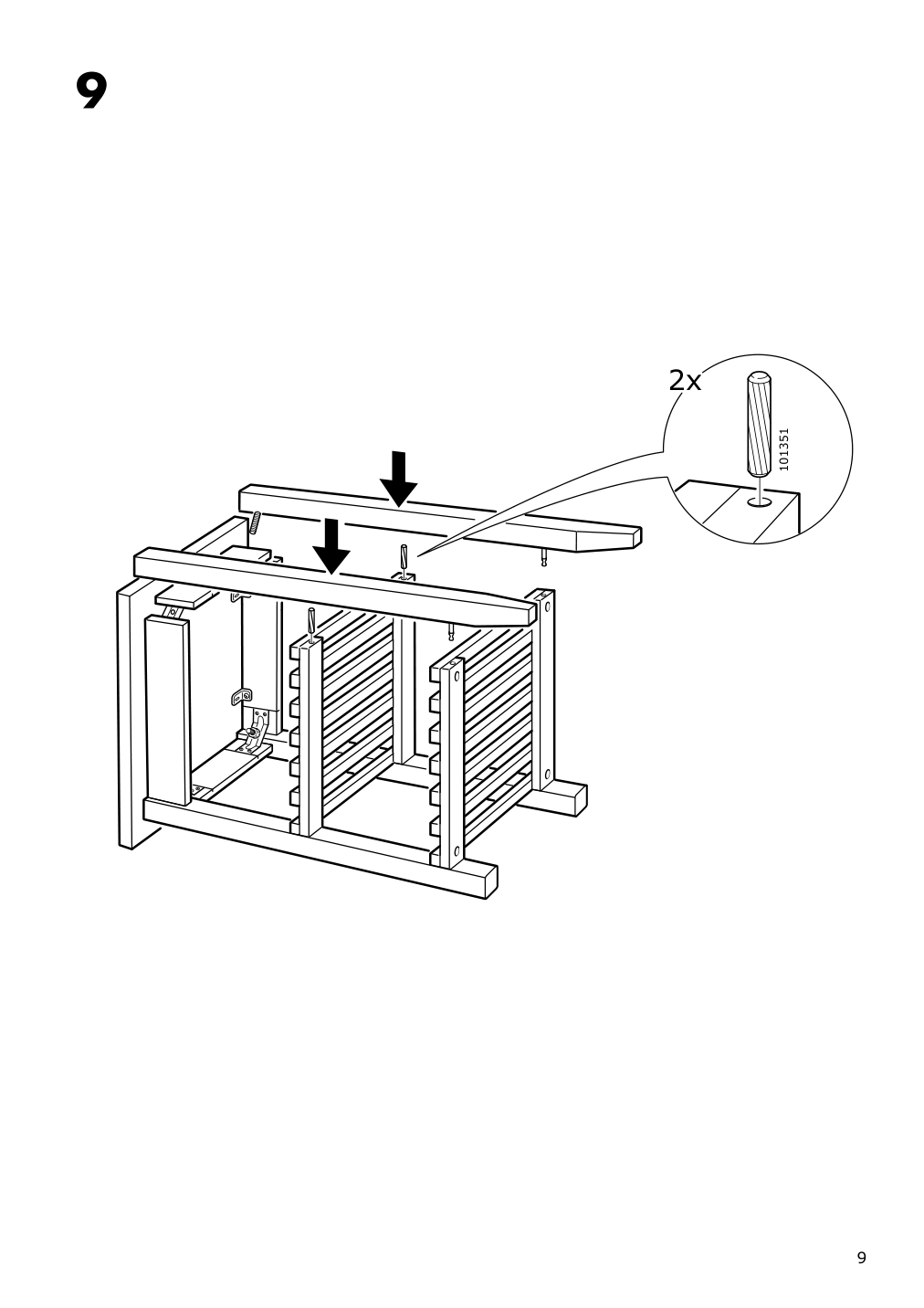 Assembly instructions for IKEA Bekvaem kitchen cart birch | Page 9 - IKEA BEKVÄM kitchen cart 302.403.48