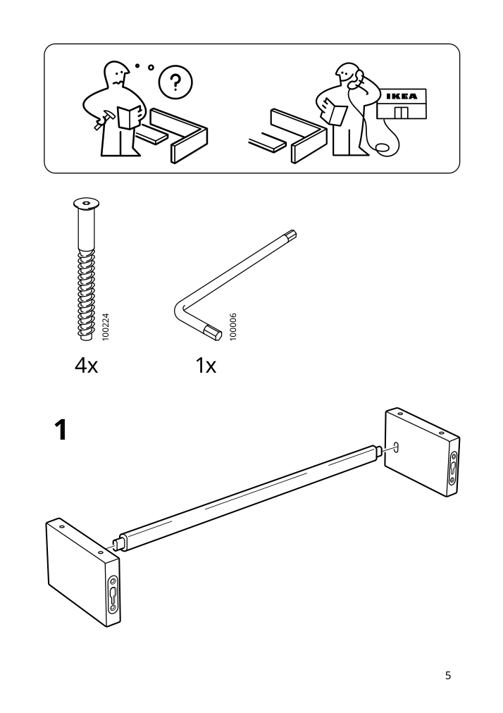 Assembly instructions for IKEA Bekvaem spice rack aspen | Page 5 - IKEA BEKVÄM spice rack 204.871.75