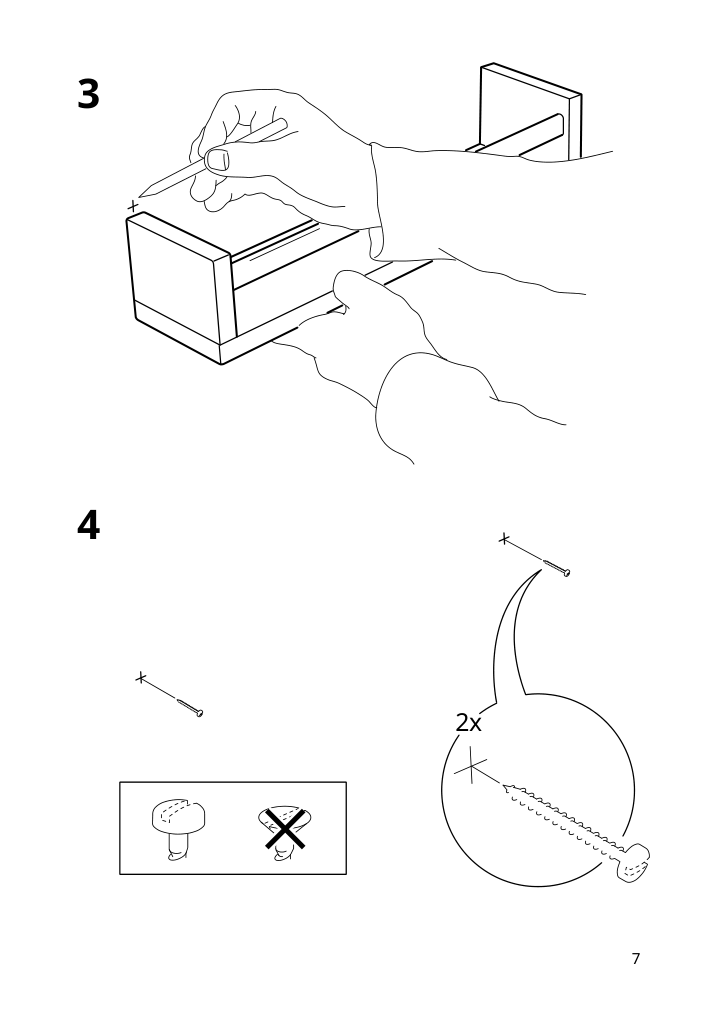 Assembly instructions for IKEA Bekvaem spice rack aspen | Page 7 - IKEA BEKVÄM spice rack 204.871.75