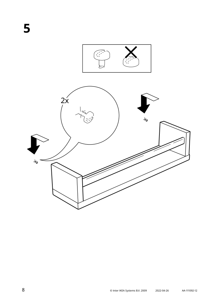 Assembly instructions for IKEA Bekvaem spice rack aspen | Page 8 - IKEA BEKVÄM spice rack 204.871.75