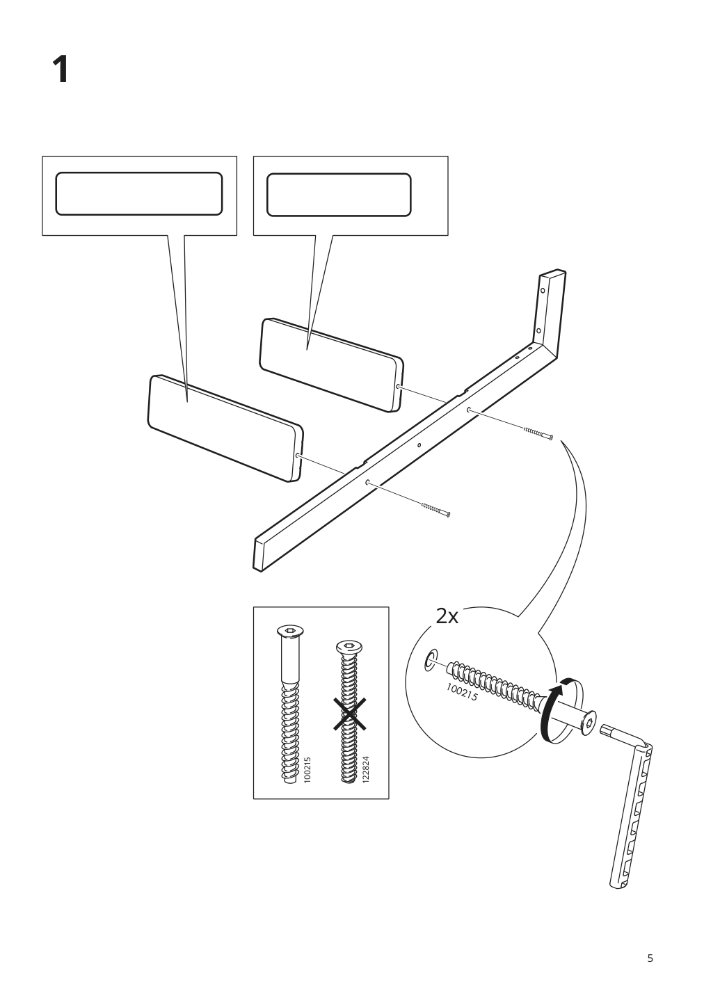 Assembly instructions for IKEA Bekvaem stepladder 3 steps black | Page 5 - IKEA BEKVÄM stepladder, 3 steps 902.198.29