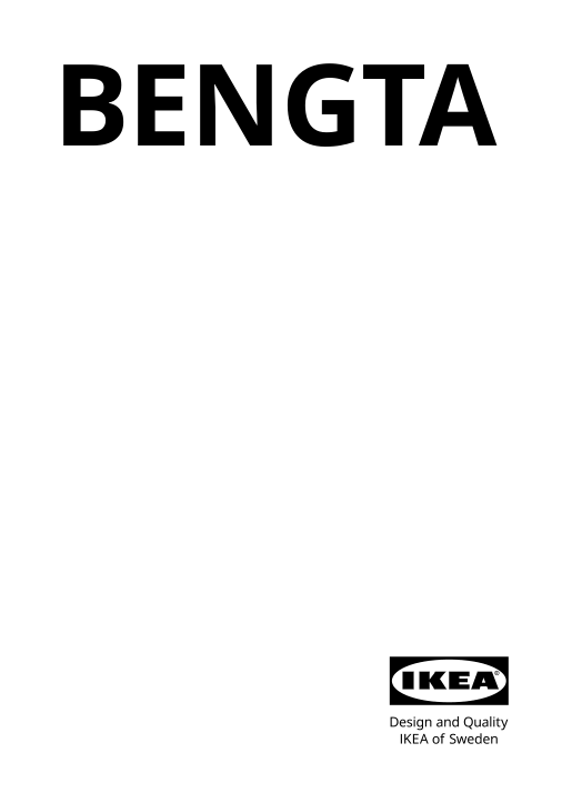 Assembly instructions for IKEA Bengta black out curtain 1 piece with heading tape blue | Page 1 - IKEA BENGTA black-out curtain, 1 piece 504.544.56