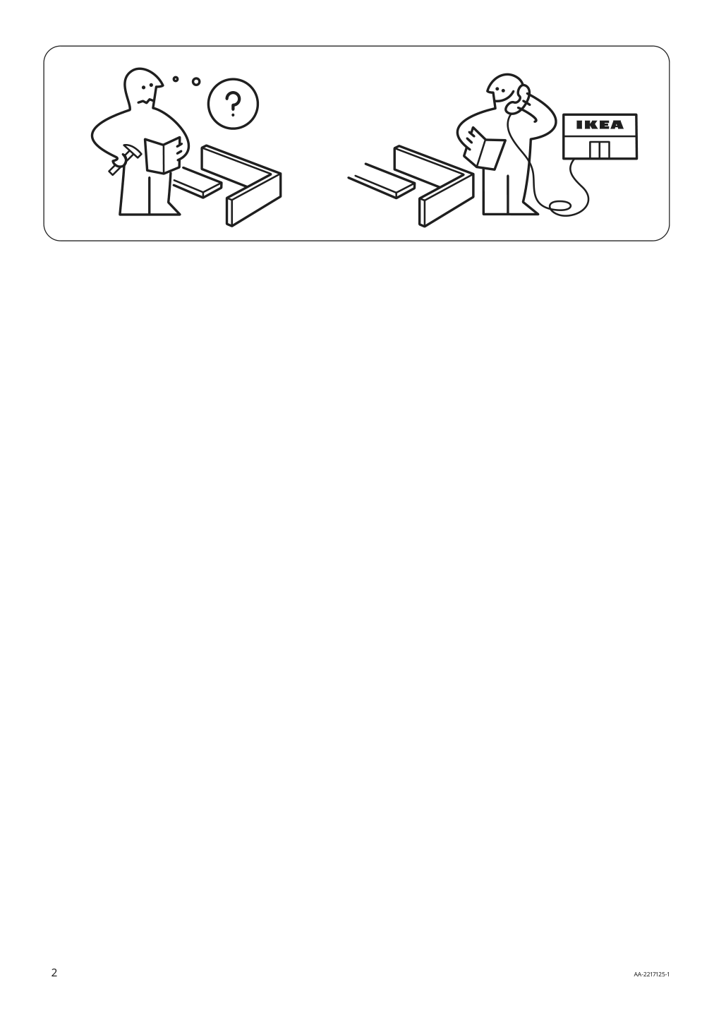 Assembly instructions for IKEA Bergmund cover for bar stool with backrest orrsta light gray | Page 2 - IKEA BERGMUND bar stool with backrest 393.882.03