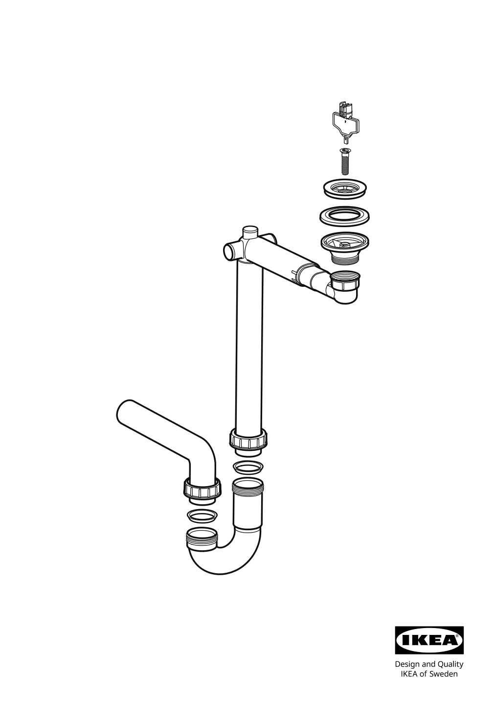 Assembly instructions for IKEA Besslingen countertop sink black matte | Page 1 - IKEA BESSLINGEN countertop sink 705.220.58