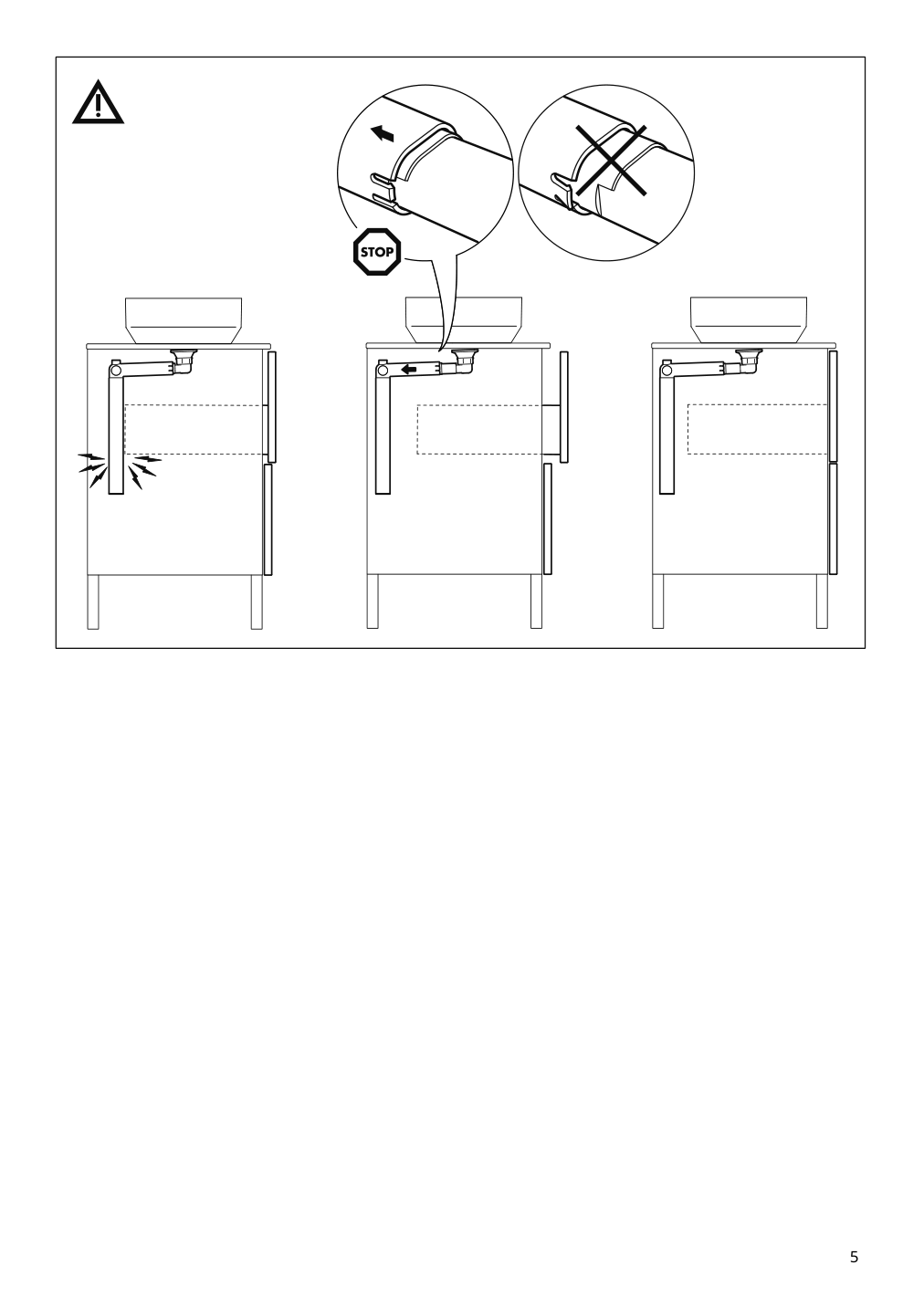 Assembly instructions for IKEA Besslingen countertop sink black matte | Page 5 - IKEA BESSLINGEN countertop sink 705.220.58