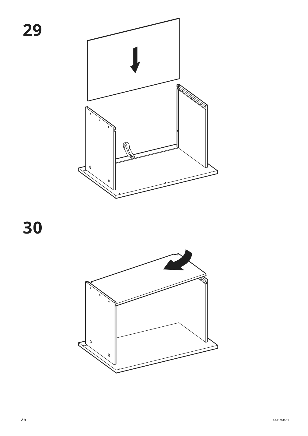 Assembly instructions for IKEA Besta burs tv unit high gloss white | Page 26 - IKEA BESTÅ BURS TV unit 905.660.27