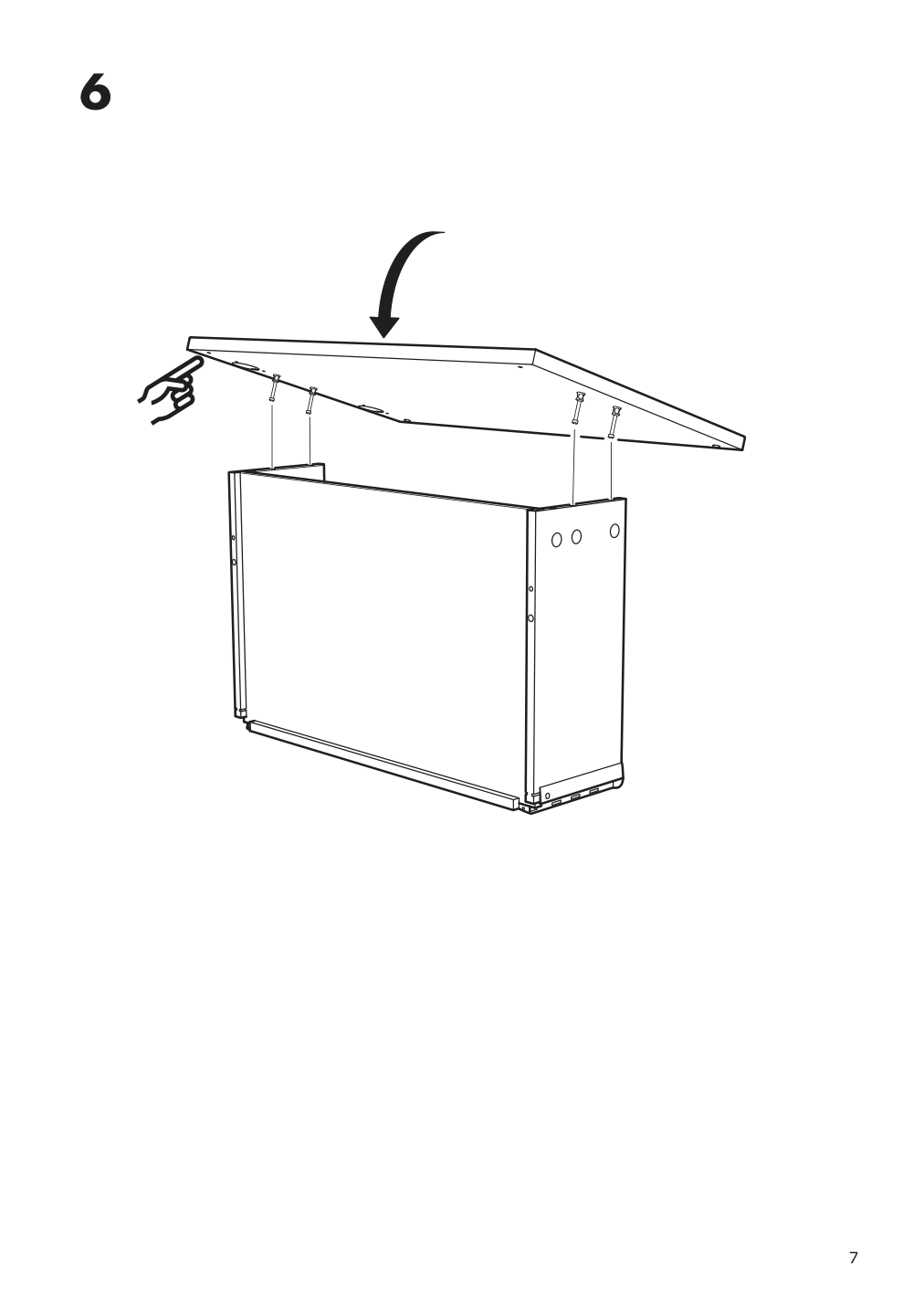 Assembly instructions for IKEA Besta drawer frame black brown | Page 7 - IKEA BESTÅ TV unit with drawers and door 995.670.94