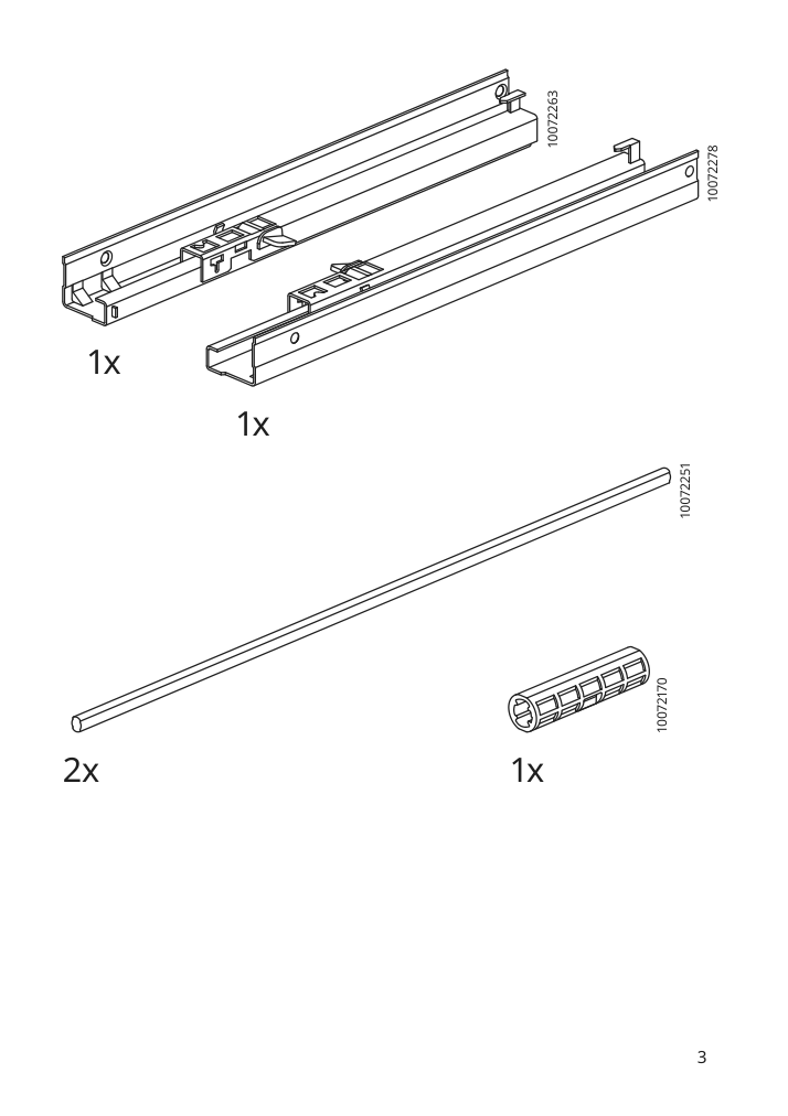 Assembly instructions for IKEA Besta drawer runner push open | Page 3 - IKEA BESTÅ / LACK TV storage combination 893.987.37