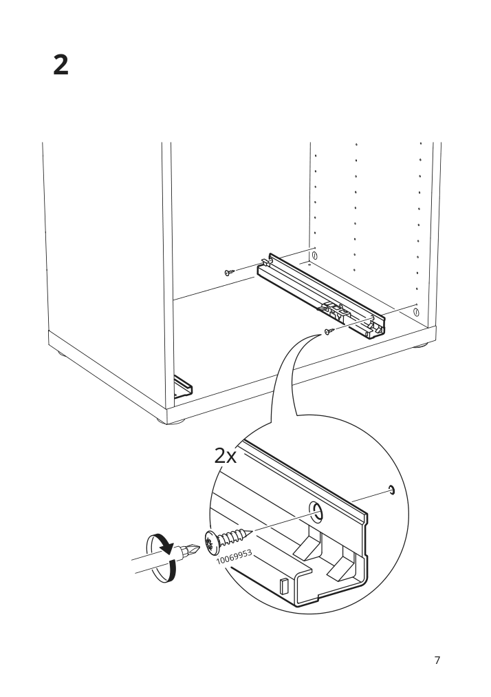 Assembly instructions for IKEA Besta drawer runner push open | Page 7 - IKEA BESTÅ / EKET TV storage combination 895.729.15