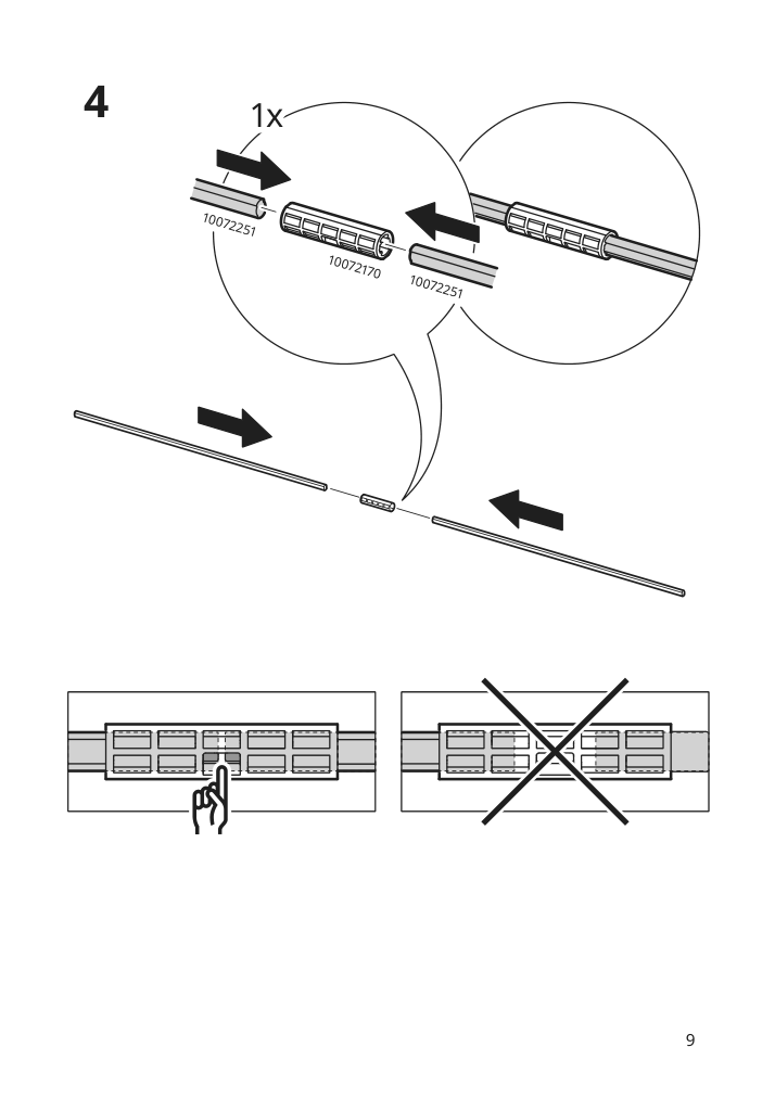 Assembly instructions for IKEA Besta drawer runner push open | Page 9 - IKEA BESTÅ / EKET TV storage combination 895.729.15